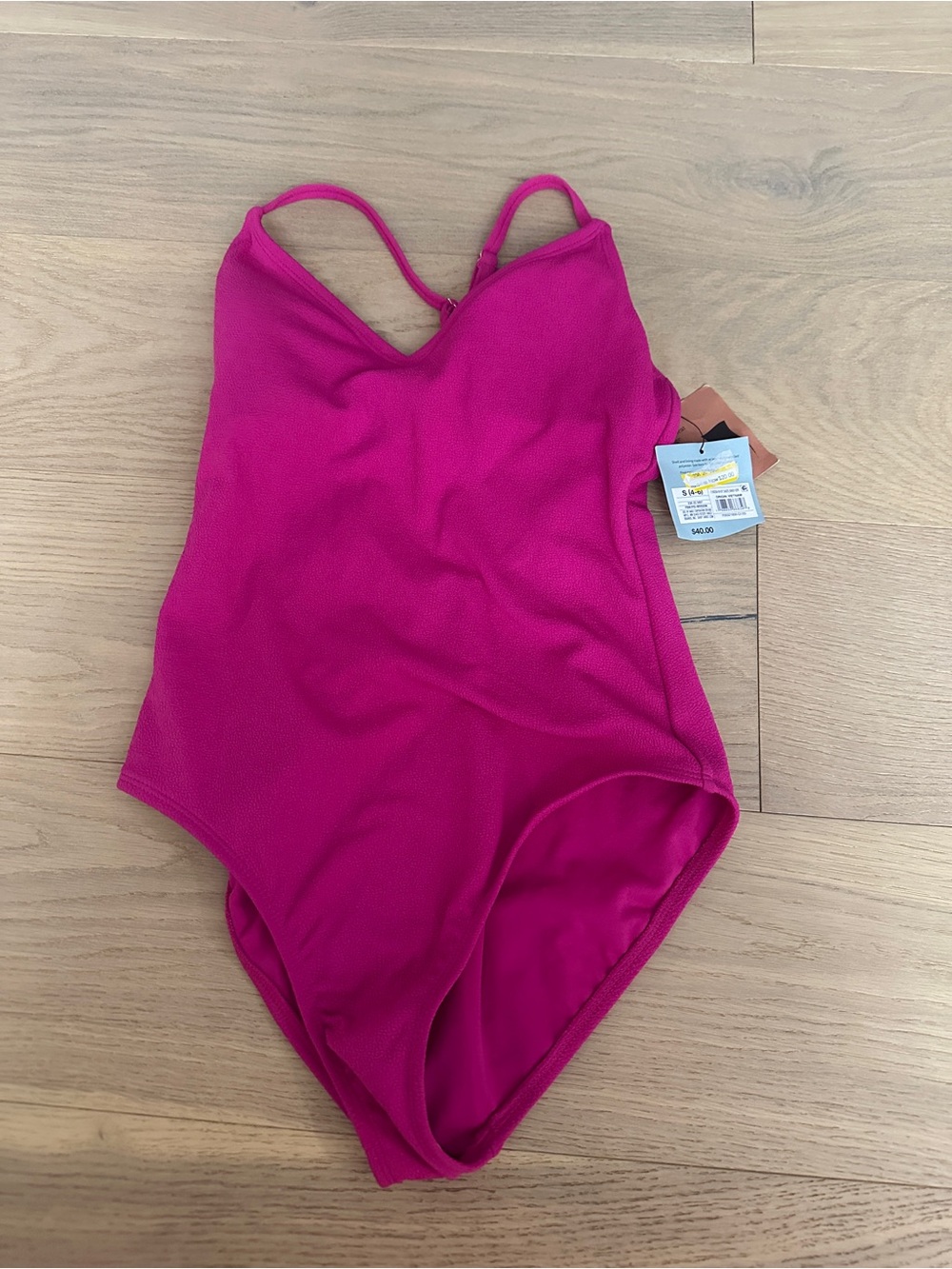 Shade & shore Small Fuchsia One-Piece Swimsuit